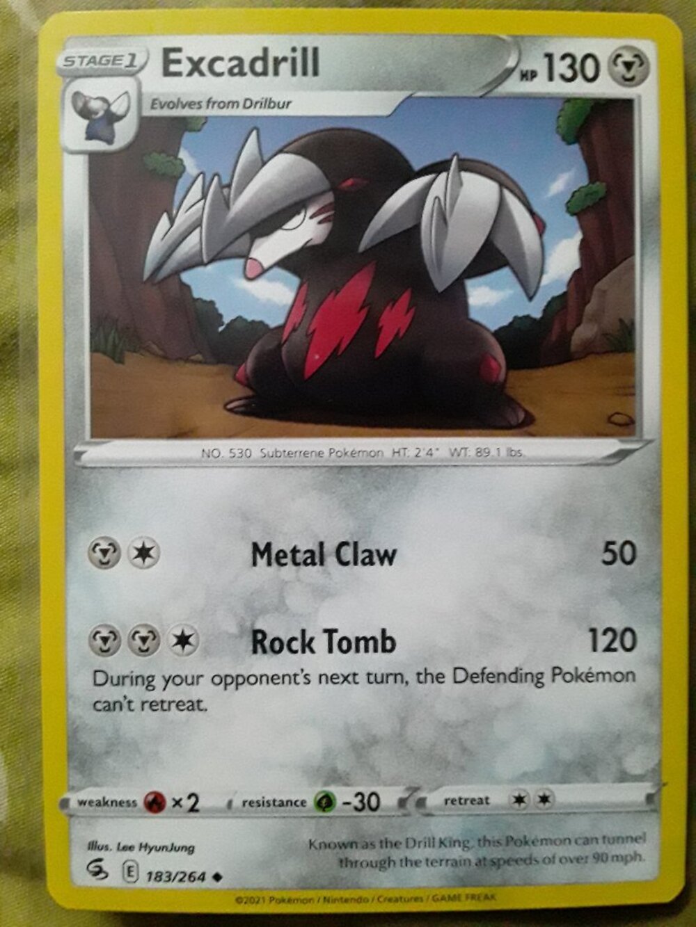 8 POKEMON CARDS EXCADRILL, DURANT, TOGEDEMARU, KLANG, KLEFKI, MELTAN, & DOUBLADE